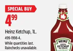 Canadian Tire Heinz Ketchup offer