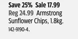 Canadian Tire Armstrong Sunflower Chips offer