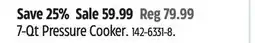 Canadian Tire Imusa 7-Qt Pressure Cooker offer