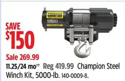 Canadian Tire Champion Steel Winch Kit offer