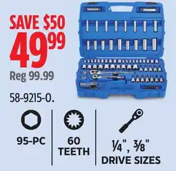 Canadian Tire Mastercraft TEETH ¼ , ⅜ DRIVE SIZES offer