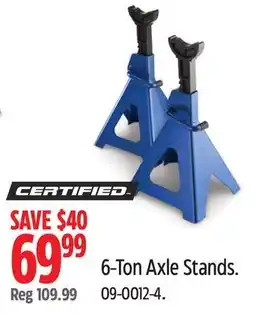 Canadian Tire Certified 6-Ton Axle Stands offer