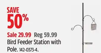 Canadian Tire Bird Feeder Station with Pole offer