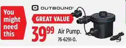 Canadian Tire Outbound Air Pump offer
