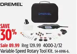Canadian Tire Dremel Variable-Speed Rotary Tool Kit offer