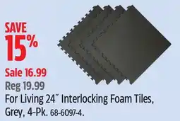 Canadian Tire For Living 24˝ Interlocking Foam Tiles offer