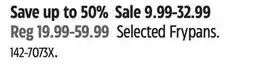 Canadian Tire Selected Frypans offer