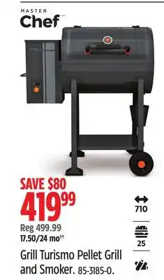 Canadian Tire Master Chef Grill Turismo Pellet Grill and Smoker offer