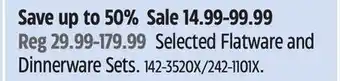 Canadian Tire Selected Flatware and Dinnerware Sets offer