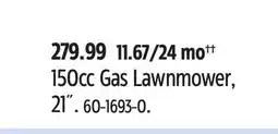 Canadian Tire CERTIFIED 150cc Gas Lawnmower 21 offer