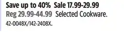 Canadian Tire Viva Selected Cookware offer