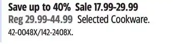 Canadian Tire Viva Selected Cookware offer