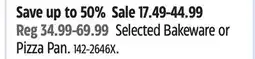 Canadian Tire Lagostina Selected Bakeware or Pizza Pan offer