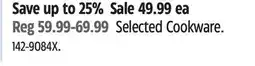 Canadian Tire Selected Cookware offer