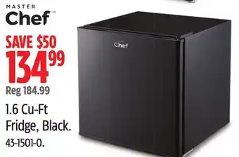 Canadian Tire Master Chef 1.6 Cu-Ft Fridge offer