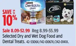 Canadian Tire Iams Selected Dry and Wet Dog Food and Dental Treats offer