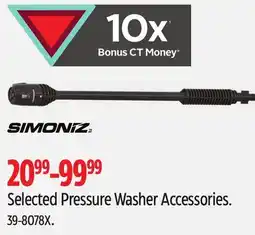 Canadian Tire Simoniz Selected Pressure Washer Accessories offer