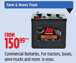 Canadian Tire Commercial Batteries offer