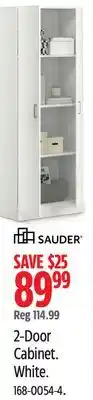 Canadian Tire Sauder 2-Door Cabinet offer