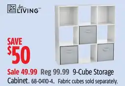 Canadian Tire for living 9-Cube Storage Cabinet offer