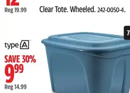 Canadian Tire type-a Nesting Tote Stackable offer
