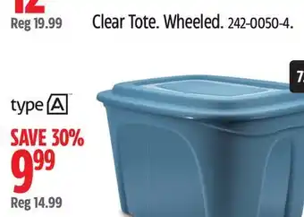Canadian Tire type-a Nesting Tote Stackable offer