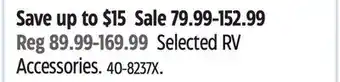 Canadian Tire Energizer Selected RV Accessories offer