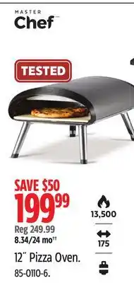 Canadian Tire MASTER CHEF 12˝ Pizza Oven offer
