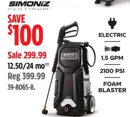 Canadian Tire Simoniz FOAM BLASTER offer