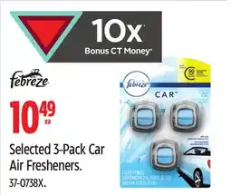 Canadian Tire Selected 3-Pack Car Air Fresheners offer