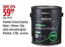 Canadian Tire Premier Extra Exterior Paint + Primer offer