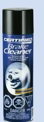 Canadian Tire Certified Non-Chlorinated Brake Cleaner offer