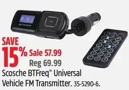 Canadian Tire Scosche BTFreq Universal Vehicle FM Transmitter offer