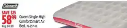 Canadian Tire Coleman Queen Single-High ComfortSmart Air Bed offer