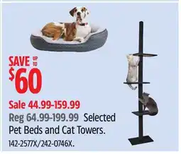 Canadian Tire Petco Selected Pet Beds and Cat Towers offer