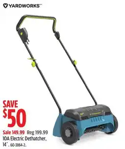 Canadian Tire Yardworks 10A Electric Dethatcher, 14˝ offer