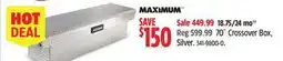 Canadian Tire MAXIMUM 70˝ Crossover Box, Silver offer