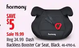Canadian Tire Harmony Dash Backless Booster Car Seat, Black offer