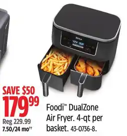 Canadian Tire Ninja Foodi DualZone Air Fryer offer