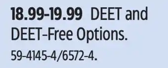 Canadian Tire Watkins DEET and DEET-Free Options offer