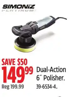 Canadian Tire Simoniz Dual-Action 6˝ Polisher offer