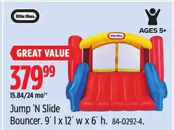 Canadian Tire Jump 'N Slide Bouncer offer