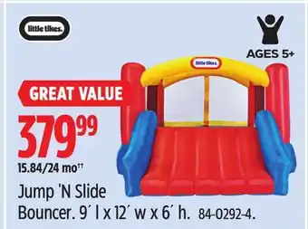 Canadian Tire Jump 'N Slide Bouncer offer
