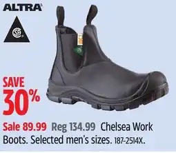 Canadian Tire Altra Chelsea Work Boots offer