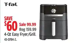 Canadian Tire T-Fal 4-Qt Easy Fryer/Grill offer