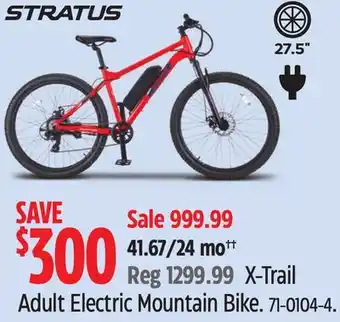 Canadian Tire Stratus X-Trail Adult Electric Mountain Bike offer