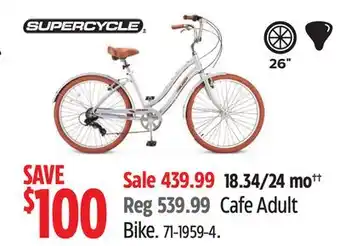 Canadian Tire Raleigh Cafe Adult Bike offer