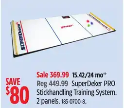 Canadian Tire SuperDeker PRO Stickhandling Training System offer