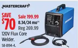 Canadian Tire Mastercraft 120V Flux Core Welder offer