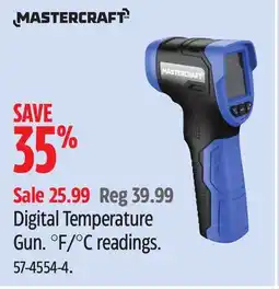 Canadian Tire Mastercraft Digital Temperature Gun offer
